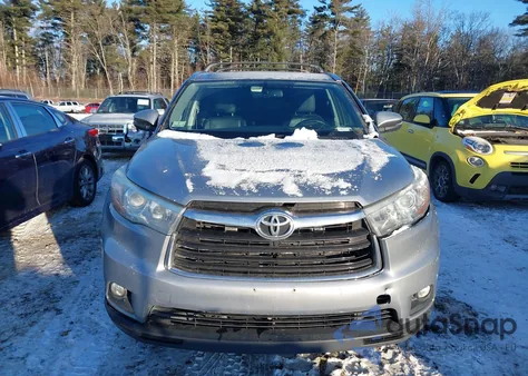 2015 Toyota Highlander Xle V6 из США, поврежденный, VIN 5TDJKRFH2FS080343